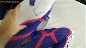 Dva Overwatch rides for creampie in amateur scene