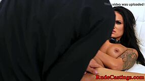 Tattooed Teen Feels Intense Emotions During Rough Bondage At Casting Interview