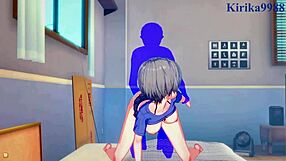 hana uzaki and yanagi uzaki having intense sex in this hentai