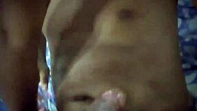 Look at that ebony brunette's big ass getting assfucked.