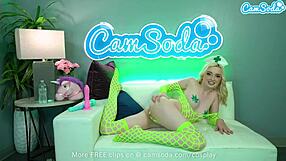 camsoda hot blonde teen 18+ cosplays as nurse 420 and plays with sex toys