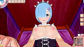 【re zero rem】male take pov 3dhentai anime game koikatsu video