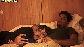 watching a movie with my stepbrother and accidentally swallowing his dick