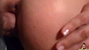 Countrygirl In Blue Leggins Fucks Next To Stove