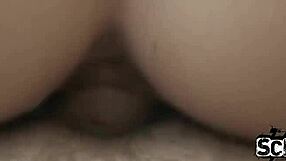 Wow, hot blonde gets blowjob with big cock and facial!