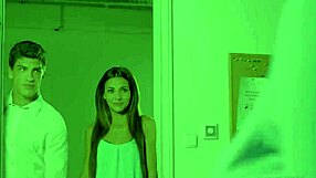 the babes shake their huge tits and asses while alexis brill performs