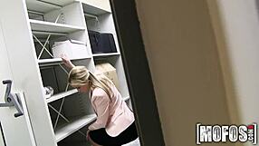 Mofos Presents Cristal Caitlin in Pervs on Patrol. Skinny Teen Shows Tight Wet Pussy in Amateur Action.