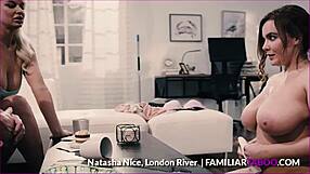 Open Marriage Tempts New Cleaning Lady London River. Natasha Nice and Seth Gamble Join In.