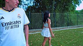 Does my stepsister's tight pussy fit my big cock? I think I got her pregnant