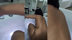 Slut Couple Fucks In Bathtub With Big Ass