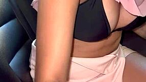 I record my friend doing webcam in her car