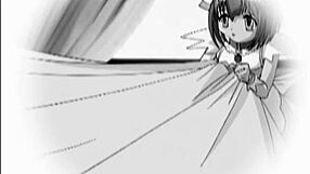 suggestive anime maid in doggystyle pussy fucking scene