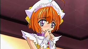 suggestive anime maid in doggystyle pussy fucking scene