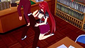 Rias gremory and akeno dominate in intense ntr madness