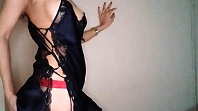 Hot Latina Brunette Rips Clothes Off In Intense Striptease And Masturbates