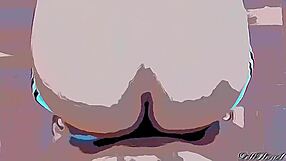 My Sister-In-Law Always Shakes Her Ass At Me And I Can't Resist Part 1 - Cartoon Version