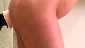 My step sister fucks herself in the shower.