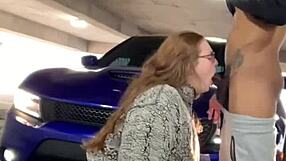 Mia Dior Gets Fucked By Big Black Cock In Public Parking Garage