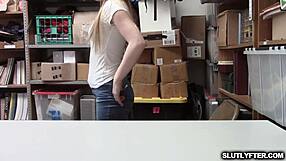 summer brooks gives blowjob after shoplifting