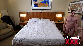 blue haired punishment queen reagan reid 3some with blowjob