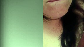 Sexy Latina waits in bed for massive facial cumshot