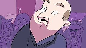 Powertrip Cartoon Features Clothes Ripped In Action