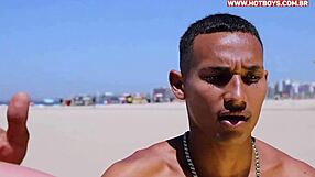 teen cariocas fucking russian tourist's ass in group threesome