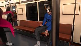 vipsluts latina woman railed hard on train