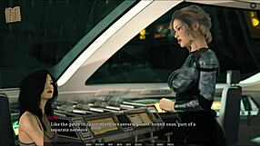 Tales from the unending void features mature characters in a 3d game. It includes anime hentai elements with big tits.