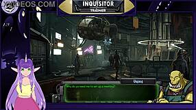 In Warhammer 40k Inquisitor Trainer Part 23, Big Tits Bent Over for Monster Cock Doggy Style!