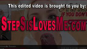 Teen Sucking Stepbro's BBC in POV Cumshot Scene