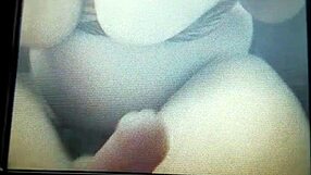 Bold BBW Wife Delivers Intense Blowjob On Big Cock, Ending In Massive Cumshot On Natural Tits