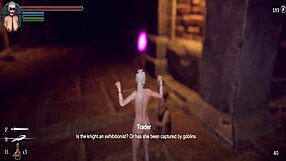 Asian Knight Girl Gets Shaved Pussy Pounded in Dungeons Part 1