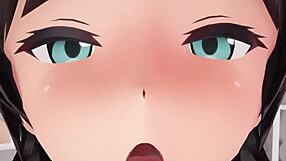 Matsukaze Kantai Collection anime fux in wild cartoon action