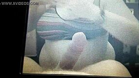 Bold BBW Wife Delivers Intense Blowjob On Big Cock, Ending In Massive Cumshot On Natural Tits