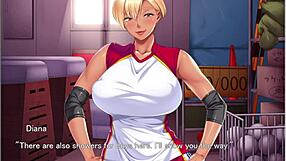 Kasshoku Bitch Hitozuma Seiyoku Kaishou Ep3 - Foursome In The Locker!