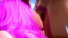 Valerie Visxen Meets Maya The Bird Girl In Wild Life