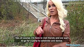 Public Agent Fucks Tattooed Busty German Blonde Milf Hard