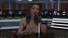 Stranded in Space 28 features a sexy hentai rockstar. She stuns in a cute outfit while getting wild.