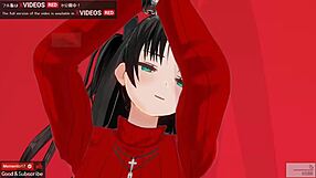 3D anime featuring Rin with toys and voice