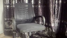 Gay Guy Practices Self Service With Banana Solo!