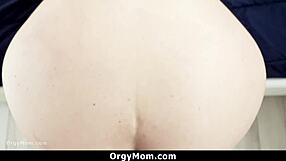 bitchy stepmom ariella ferrera givign a crash course about becoming a man to her stepson - orgymom