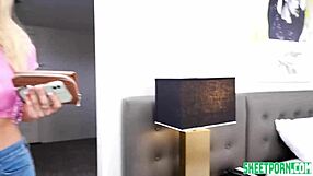 Jazlyn Ray shines with perky natural boobs in missionary fingering action. A true amateur gem!