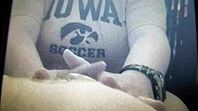 Bold BBW Wife Delivers Intense Blowjob On Big Cock, Ending In Massive Cumshot On Natural Tits