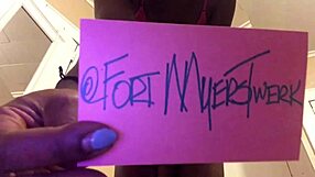 ebony teen claps her ass in shorts from pov