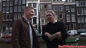 Busty Blonde Hooker Gets Messy Facial From Tourist in Close-Up