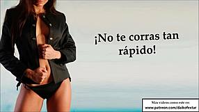 Spanish voice guides your jerk off instructions with humiliation