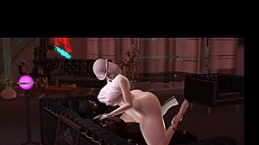 sex metal barbie rides hard in 3d cartoon action