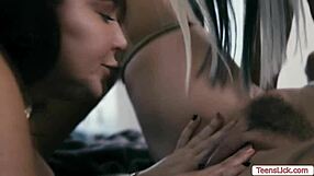 Horny Milfs Lick and Finger in Wild Lesbian Threesome