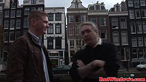 Busty Blonde Hooker Gets Messy Facial From Tourist in Close-Up